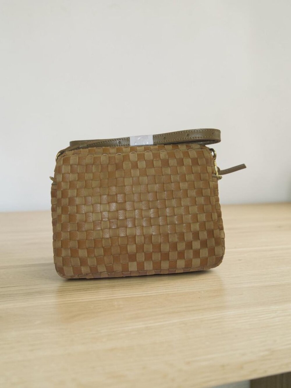 Clare V. Midi Sac Natural Diagonal Woven Crossbody - Sephora LE, NWT - Picture 2 of 14